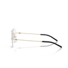 Moncler ME1003 Eyeglasses 1006 matte gold - product thumbnail 3/3