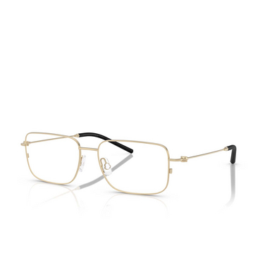 Moncler ME1004 Eyeglasses 1007 pale gold - three-quarters view