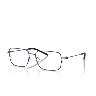 Moncler ME1004 Eyeglasses 1008 matte blue - three-quarters view