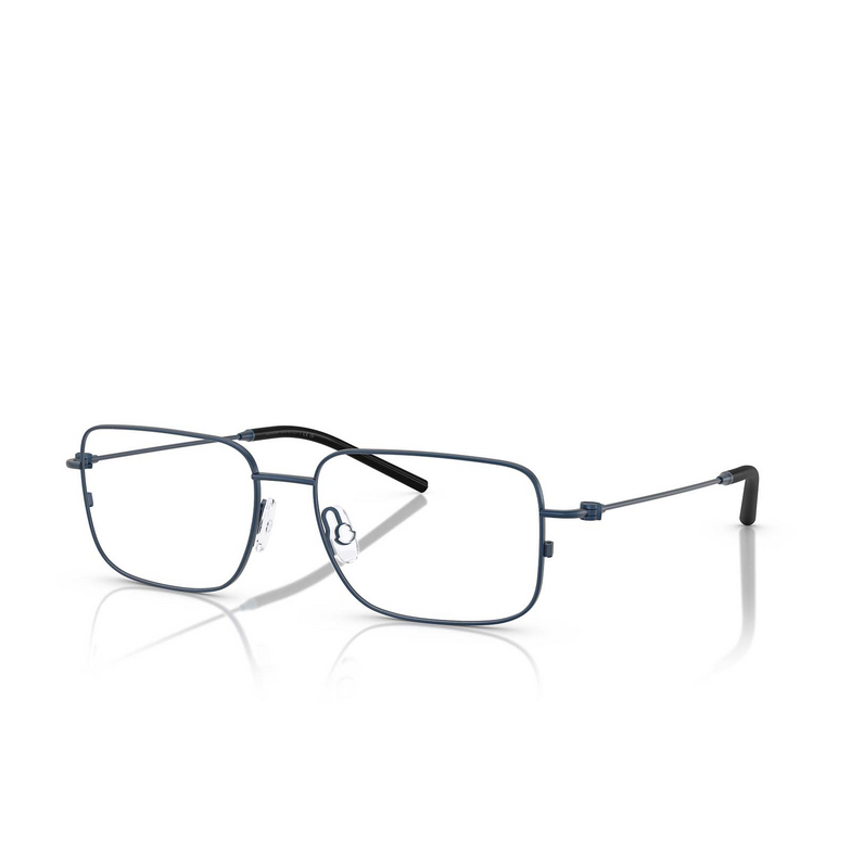 Moncler ME1004 Eyeglasses 1008 matte blue - 2/3