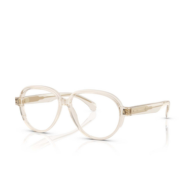 Moncler ME2003 Eyeglasses 3003 transparent butter - three-quarters view