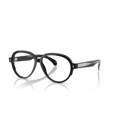 Moncler ME2003F Eyeglasses 3001 shiny black - three-quarters view