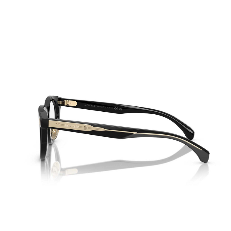 Moncler ME2004D Eyeglasses 3001 shiny black - 3/3