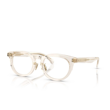 Occhiali da vista Moncler ME2004D 3003 transparent butter - tre quarti