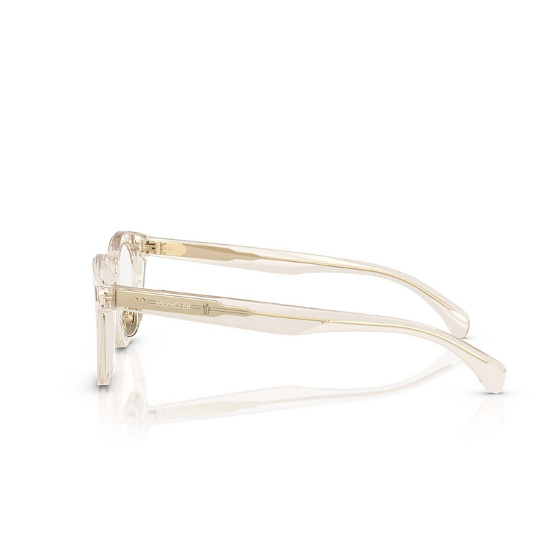 Lunettes de vue Moncler ME2004D 3003 transparent butter - 3/3