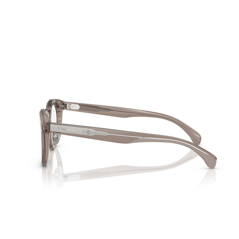 Lunettes de vue Moncler ME2004D 3009 transparent dark grey - 3/3