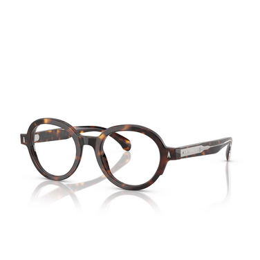 Occhiali da vista Moncler ME2005F 3002 brown tortoise - tre quarti
