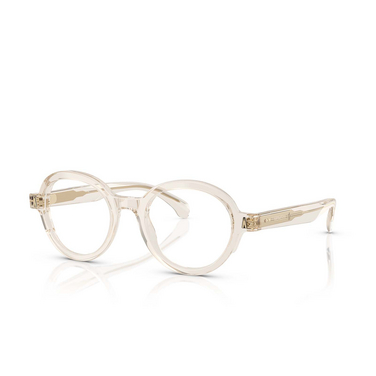 Occhiali da vista Moncler ME2005F 3003 transparent butter - tre quarti