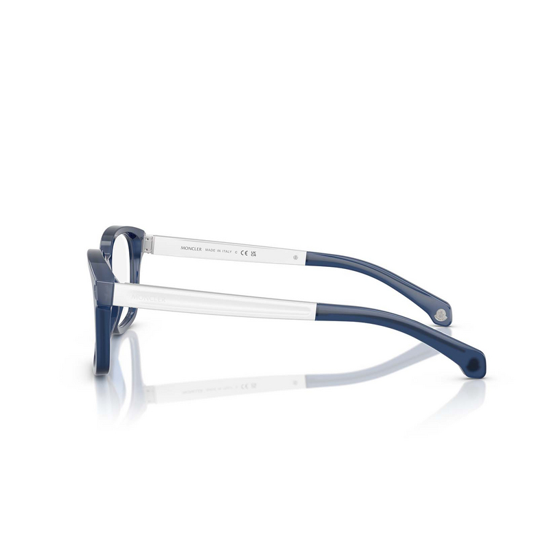 Moncler ME2006 Eyeglasses 3014 blue opalescent - 3/3