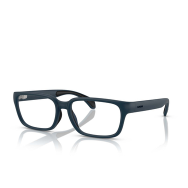 Lunettes de vue Moncler ME3001 5008 matte blue - Vue trois quarts