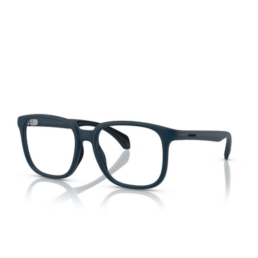 Lunettes de vue Moncler ME3003 5008 matte blue - Vue trois quarts