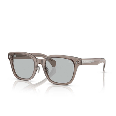 Moncler METROPE Sunglasses 300987 transparent dark grey - three-quarters view