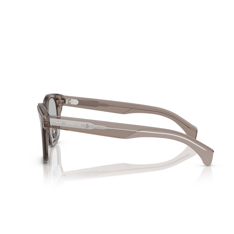 Moncler METROPE Sunglasses 300987 transparent dark grey - 3/3