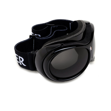 Gafas de sol Moncler ML0130 01A shiny black - Vista tres cuartos