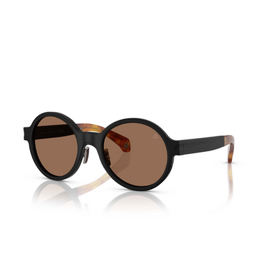 Occhiali da vista Moncler RONDO 101473 matte black - tre quarti