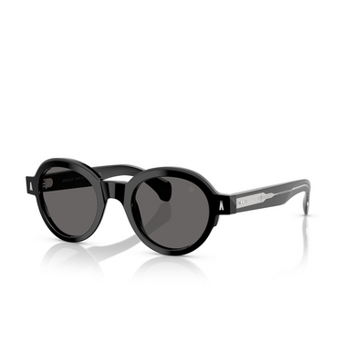 Gafas graduadas Moncler RONDOSA 300187 shiny black - Vista tres cuartos