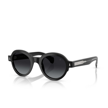 Gafas graduadas Moncler RONDOSA 3001T3 shiny black - Vista tres cuartos