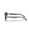 Lunettes de vue Moncler RONDOSA 300772 shiny transparent blue - Vignette du produit 3/3