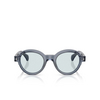 Moncler RONDOSA Eyeglasses 300T72 shiny transparent blue - product thumbnail 1/3