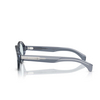 Moncler RONDOSA Eyeglasses 300T72 shiny transparent blue - product thumbnail 3/3