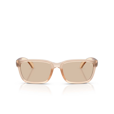 Gafas de sol Moncler SLICKA 500993 milky pink - Vista delantera