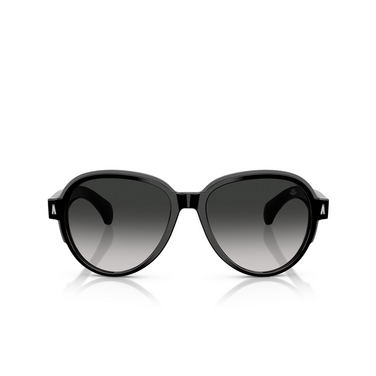 Lunettes de soleil Moncler SWANSPAN 30013C shiny black - Vue de face