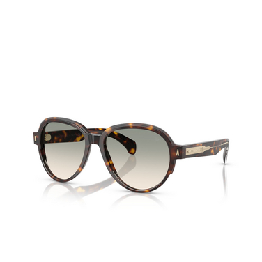 Gafas graduadas Moncler SWANSPAN 30022A brown tortoise - Vista tres cuartos