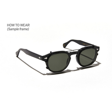 Accesorios Moscot CLIPTOSH MATTE BLACK - Vista tres cuartos