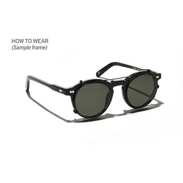 Moscot CLIPZEN Accessories MATTE BLACK - three-quarters view