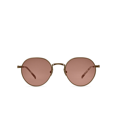 Mr. Leight HACHI S Sunglasses ATG-MBSH/SFTAHR antique gold-blonde shell/semi-flat tahitian rose - front view