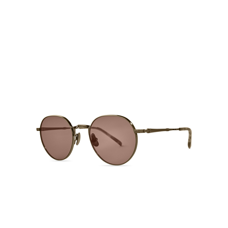 Mr. Leight HACHI S Sunglasses ATG-MBSH/SFTAHR antique gold-blonde shell/semi-flat tahitian rose - 2/3