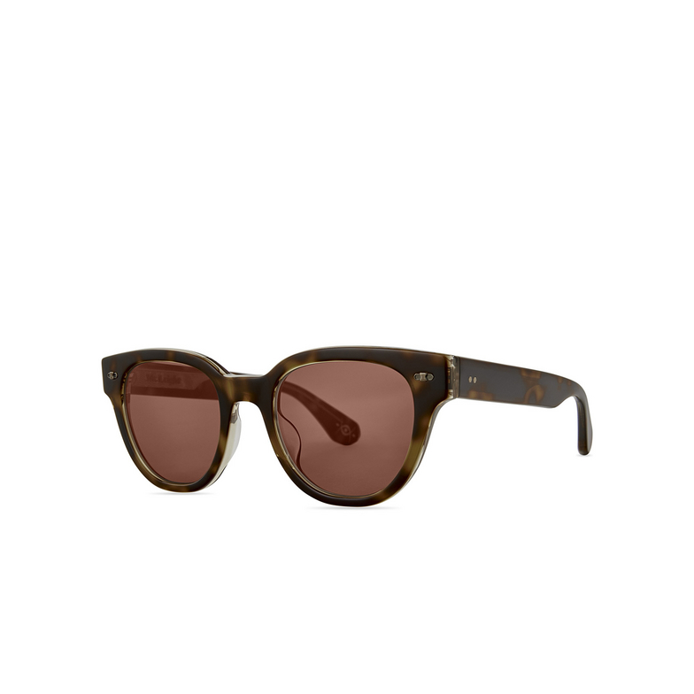 Mr. Leight JANE S Sunglasses HCL-ATG/ORC honeycomb laminate-antique gold/orchid - 2/3