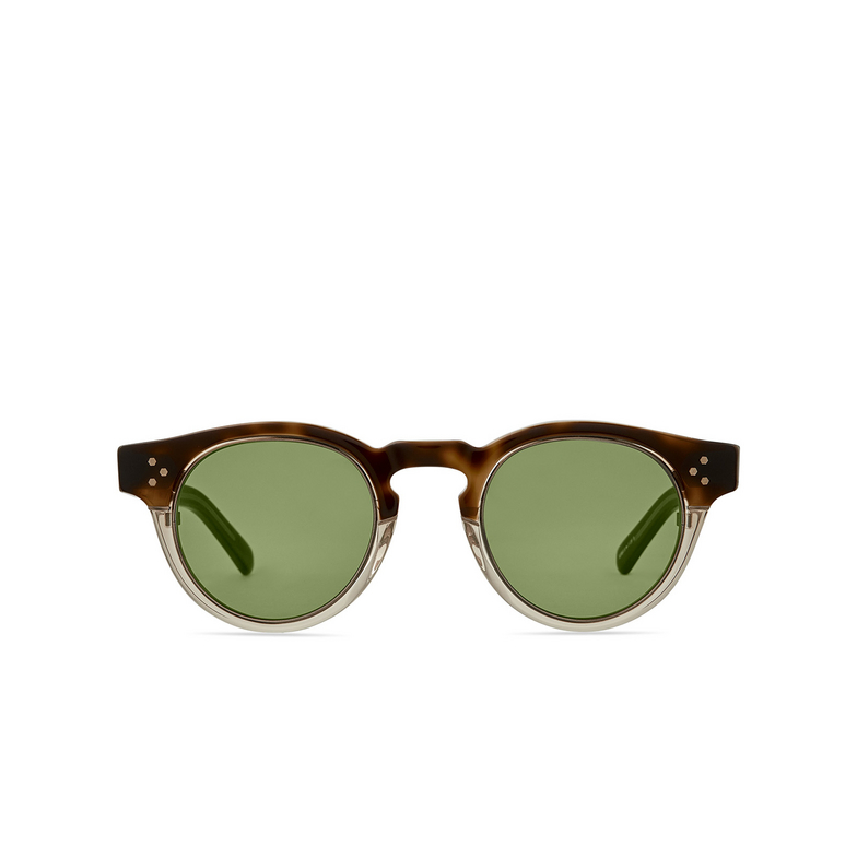 Mr. Leight KENNEDY S Sunglasses HCL-ATG/GRN honeycomb laminate-antique gold/green - 1/3