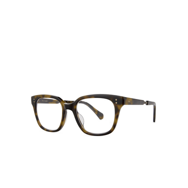 Mr. Leight MANA C Eyeglasses YJKT-ATG yellowjacket tortoise-antique gold - three-quarters view