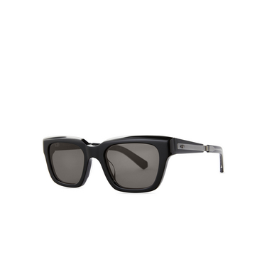 Mr. Leight MAVEN S Sunglasses BK-GM/SFLAVA black-gunmetal/semi-flat lava - three-quarters view