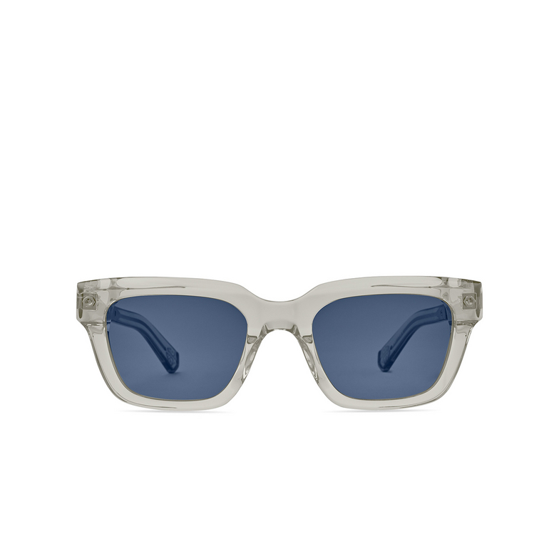 Mr. Leight MAVEN S Sunglasses MORD-PLT/SFLBLU morning dew-platinum/semi-flat lagoon blue - 1/3