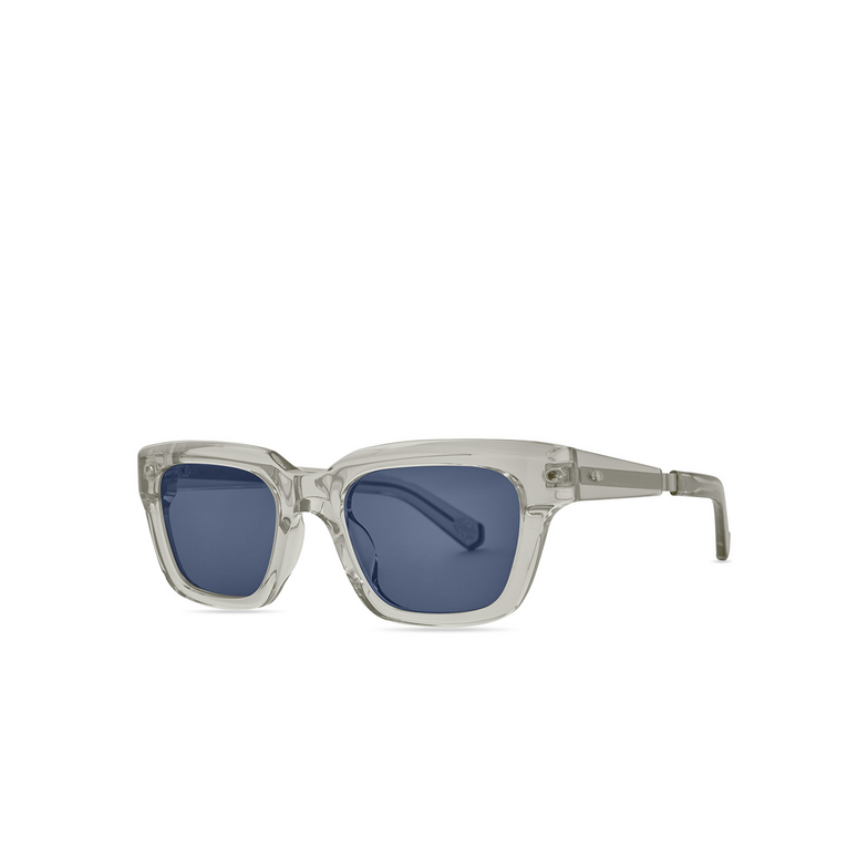 Mr. Leight MAVEN S Sunglasses MORD-PLT/SFLBLU morning dew-platinum/semi-flat lagoon blue - 2/3