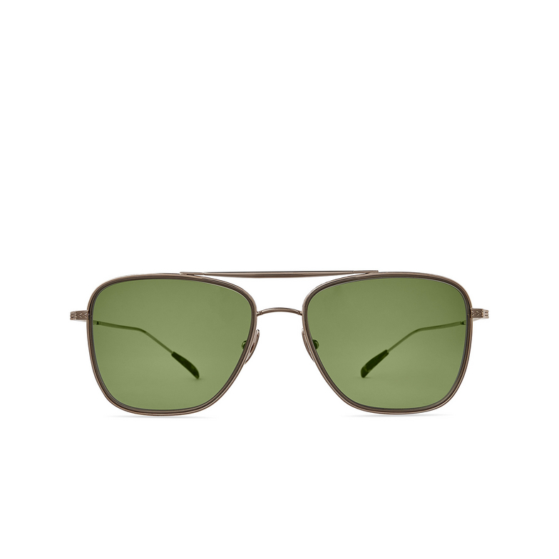 Mr. Leight NOVARRO S Sunglasses 12KG-MPL/GRN 12k white gold-maple/green - 1/3