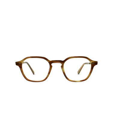 Mr. Leight RELL II C Eyeglasses BW-WG beachwood-white gold - front view