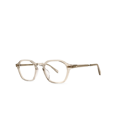 Mr. Leight RELL II C Eyeglasses DUN-WG dune-white gold - three-quarters view