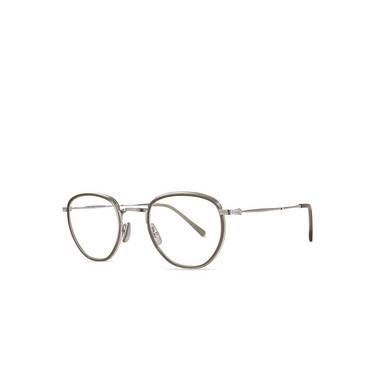 Mr. Leight ROKU C Eyeglasses LIMU-PLT limu-platinum - three-quarters view