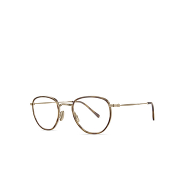 Mr. Leight ROKU C Eyeglasses YJKT-G yellowjacket tortoise-gold - three-quarters view