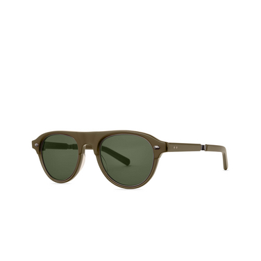 Mr. Leight STAHL S Sunglasses CITR-CG/G15 citrine-chocolate gold/g15 - three-quarters view