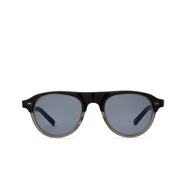 Mr. Leight STAHL S Sunglasses STOL-GM/BLUOPL stone laminate-gunmetal/blue opal - front view
