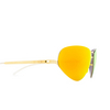 Lunettes de soleil Mykita ALPINE SUN 013 glossy gold - Vignette du produit 3/4