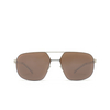 Mykita ANGUS Sunglasses 459 silver/white - product thumbnail 1/4