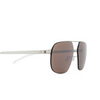 Mykita ANGUS Sunglasses 459 silver/white - product thumbnail 3/4