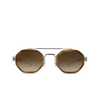 Lunettes de soleil Mykita ARTURO SUN 370 a92-shiny silver / galapagos - Vignette du produit 1/4