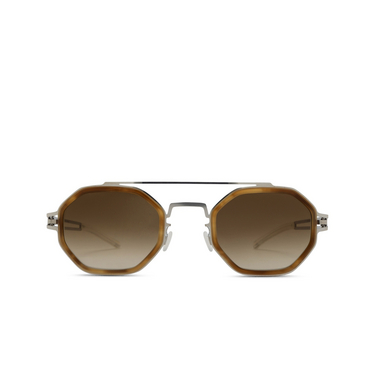 Occhiali da sole Mykita ARTURO SUN 370 a92-shiny silver / galapagos - frontale