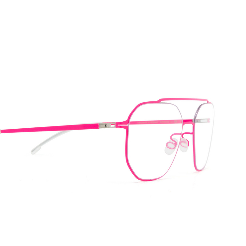 Mykita ARVO Korrektionsbrillen 151 silver/neon pink - 3/4